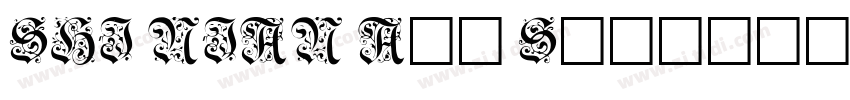 SHI NIAN Art Studio字体转换